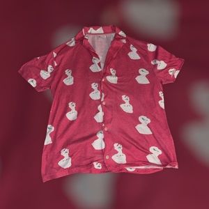 ZARA - Face Expressions Button Down Short Sleeves